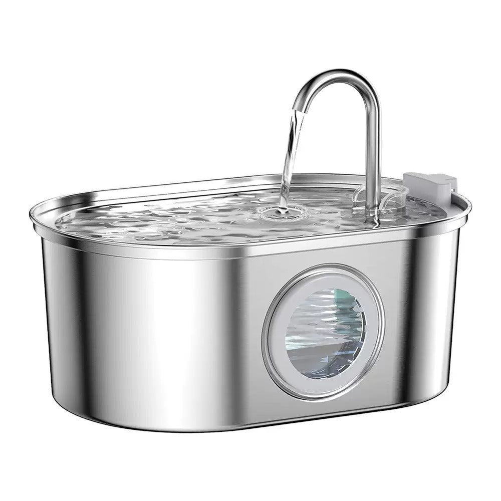 3.2L Stainless Steel Pet Water Fountain