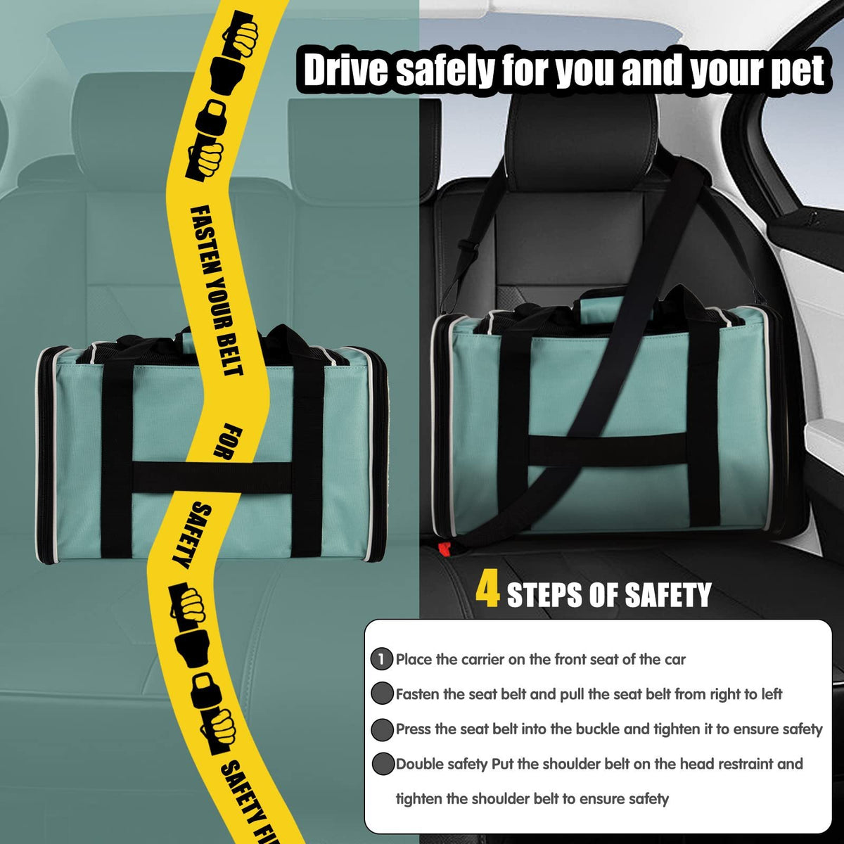 Portable Breathable Foldable Pet Crossbody Bag