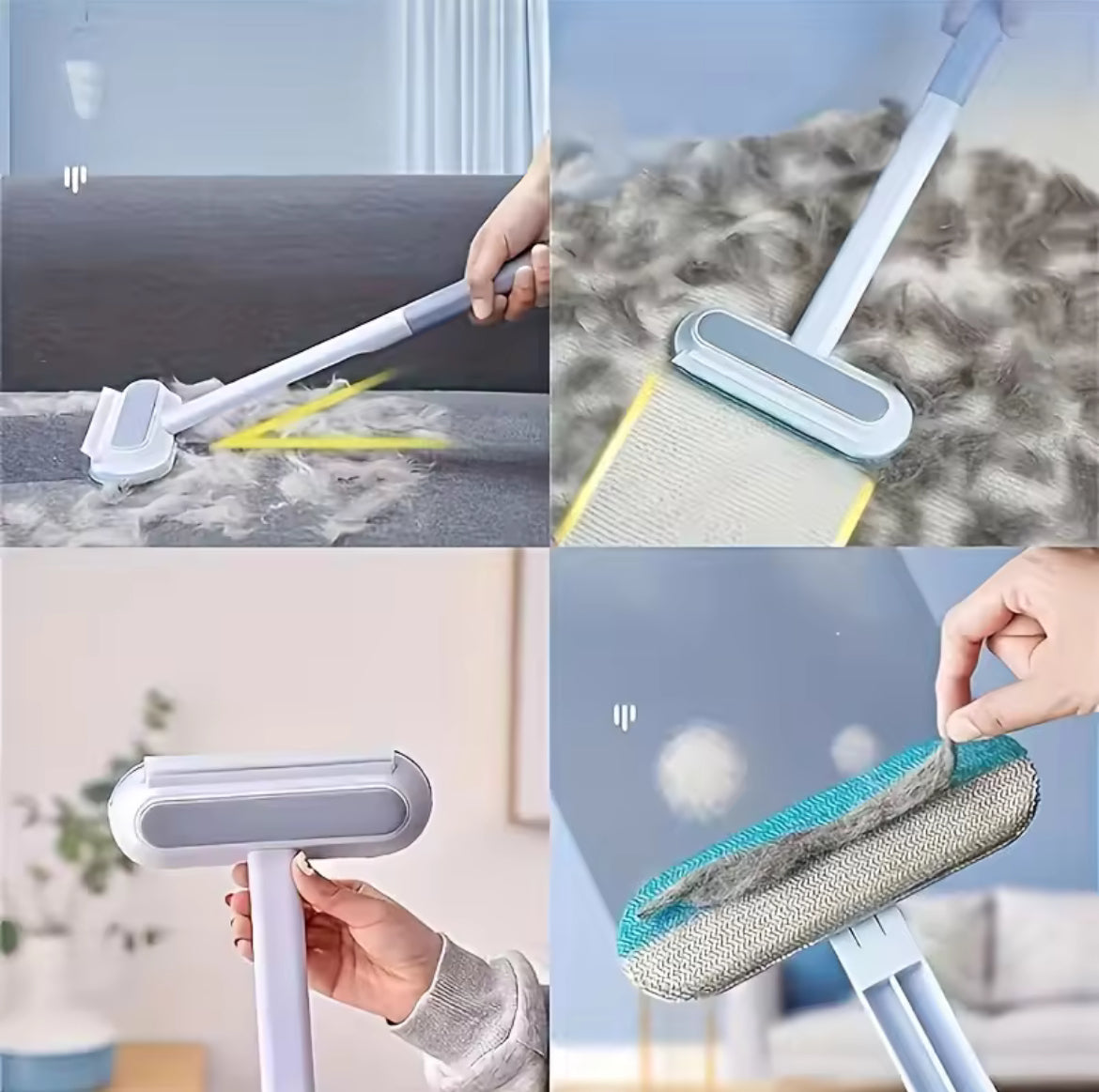 3-in-1 Pet Hair Remover for Home and Furniture