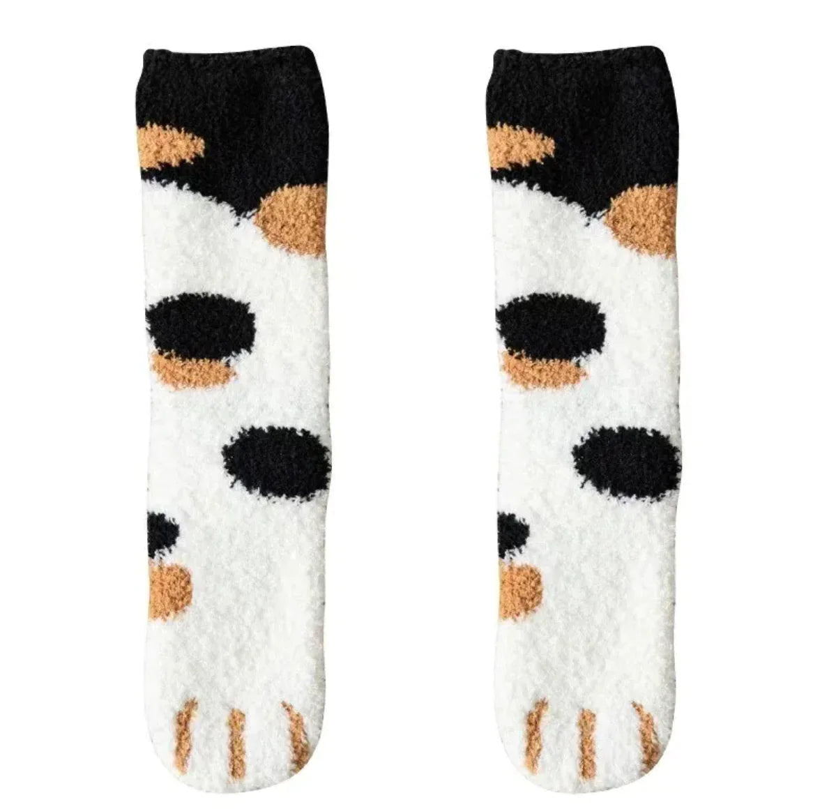 Women's Cat Paw Fleece Socks