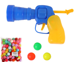 Cat Toy Launcher with Soft Balls