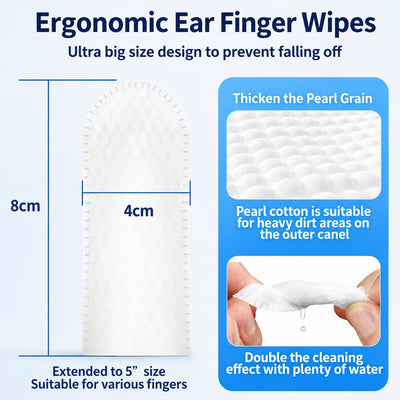 Pet Ear Cleaning Wipes Finger Stall – view 2