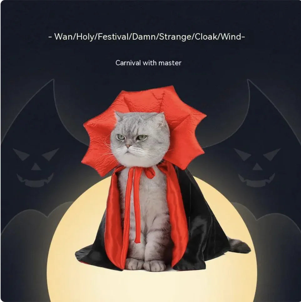 Vampire King Halloween Cape for Pets