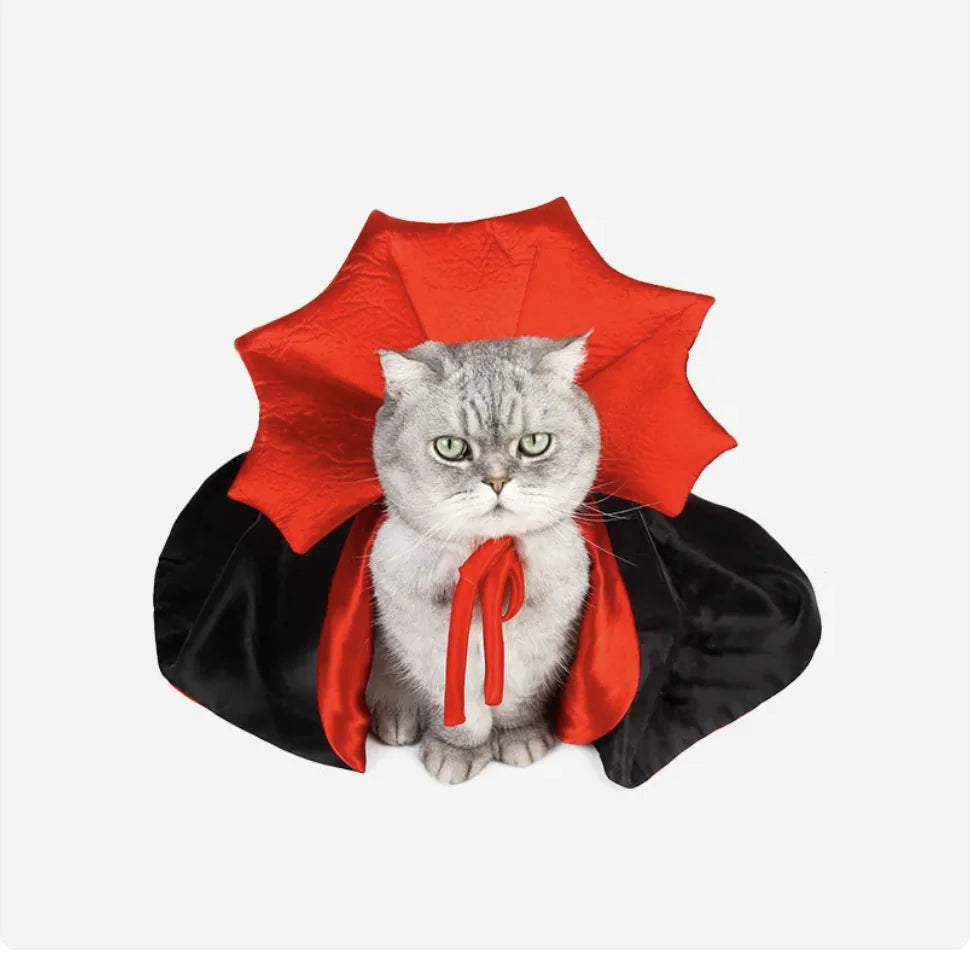 Vampire King Halloween Cape for Pets