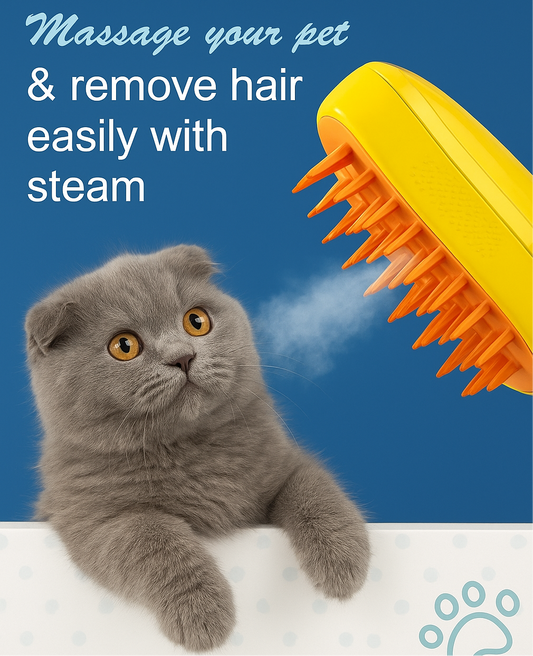 Cat Steam Grooming Brush