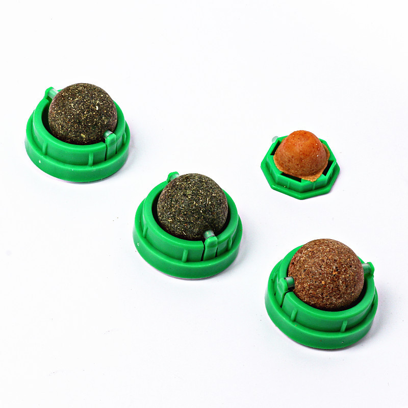 Catnip & Silvervine Ball Toy Set (4 Pcs)