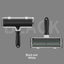 Pet Grooming Brush with Cleaning Roller – view 2
