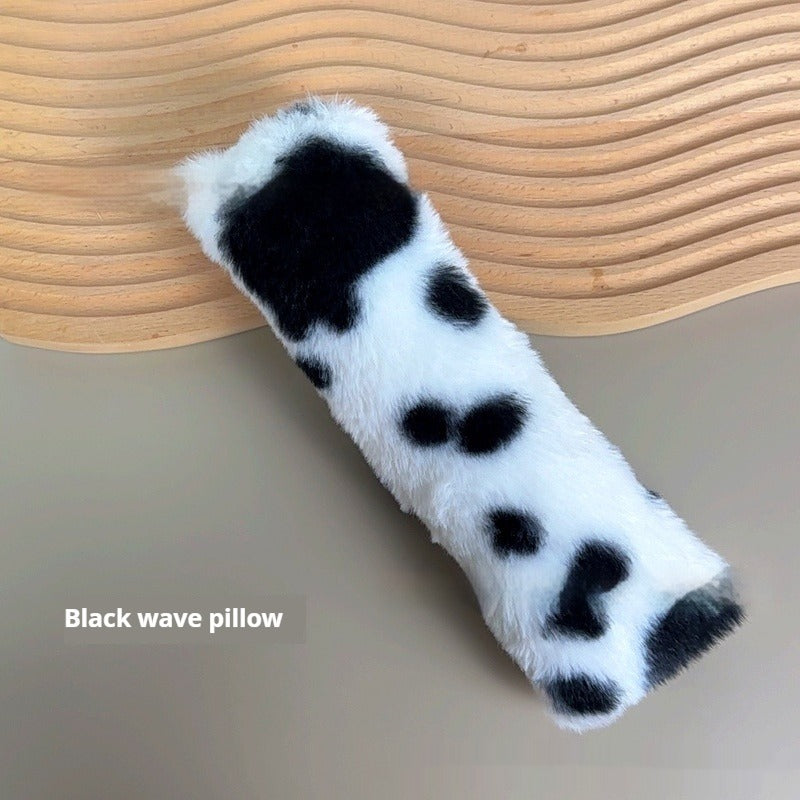Colorful Plush Stripe Cat Pillow Toy – view 20