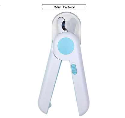 Cat and Dog Nail Clippers with LED Light