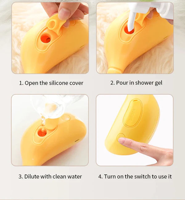 Cat Steam Grooming Brush