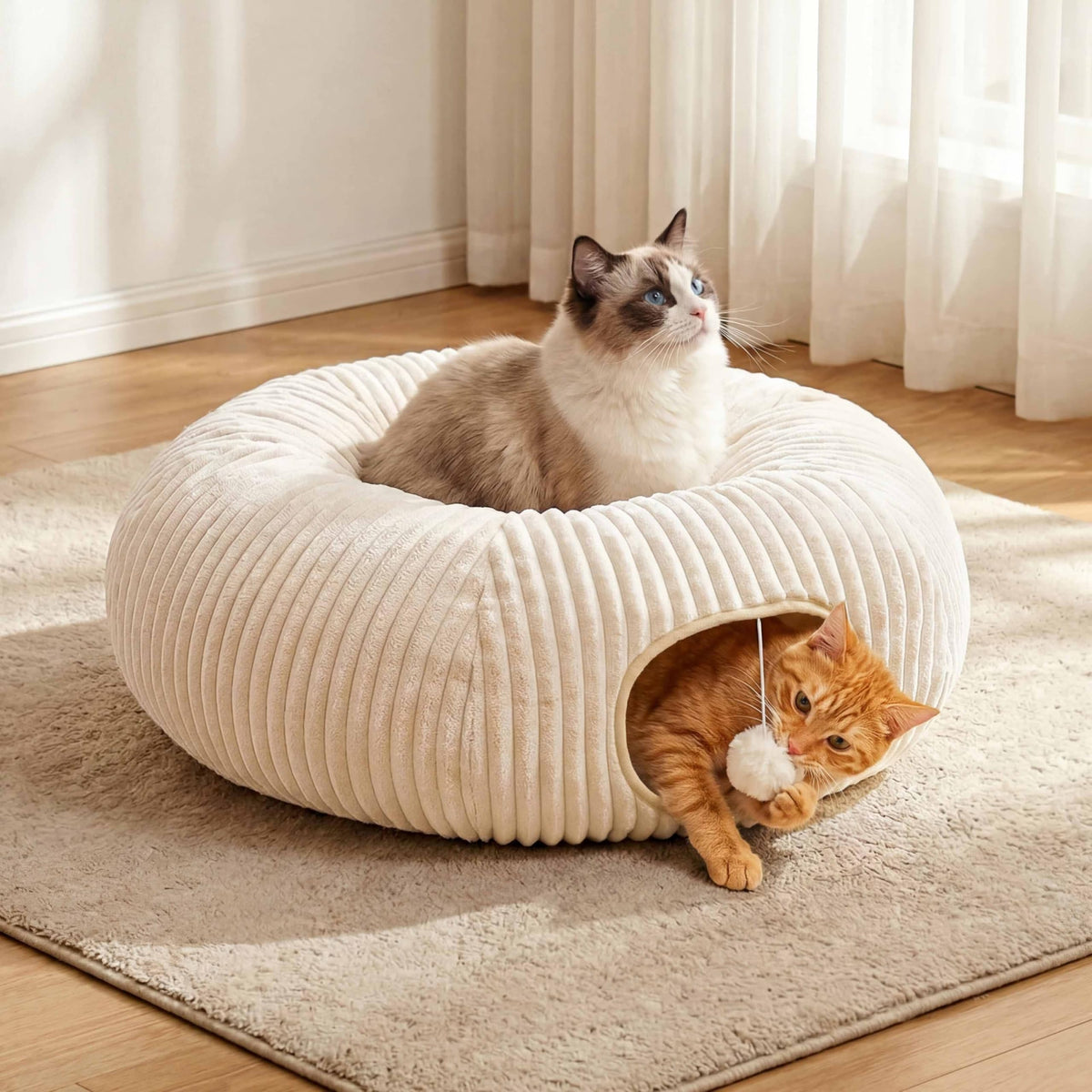Cat Tunnel Bed