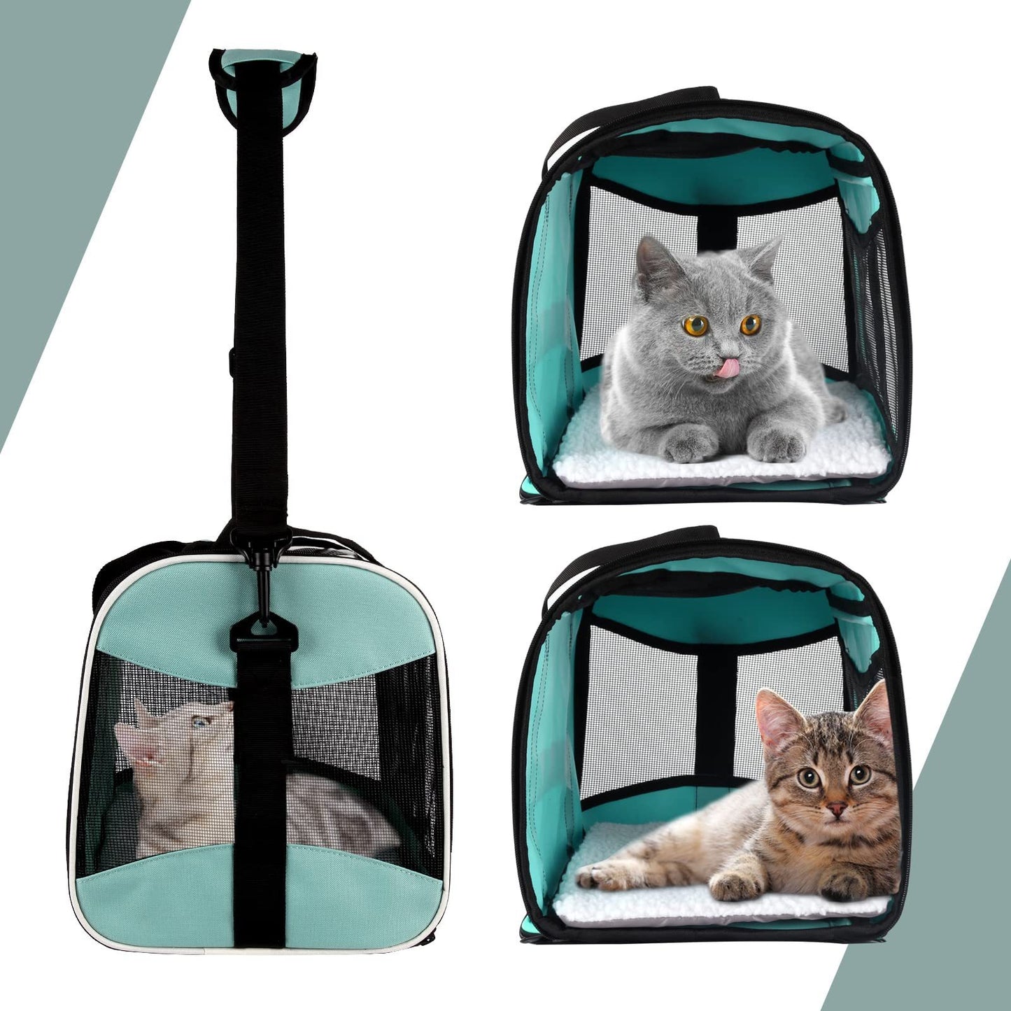 Portable Breathable Foldable Pet Crossbody Bag