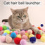 Cat Toy Launcher with Soft Balls