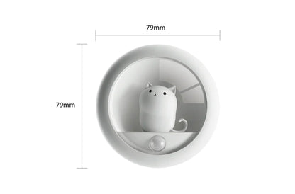 Creative Cat Sensor Night Light for Bedroom USB Wall Lamp