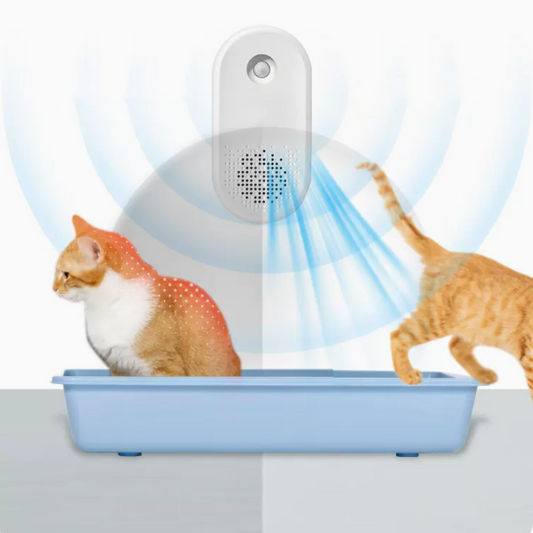 Smart cat litter deodorizer for odor control