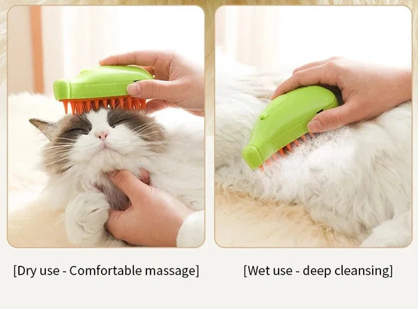 Cat Steam Grooming Brush