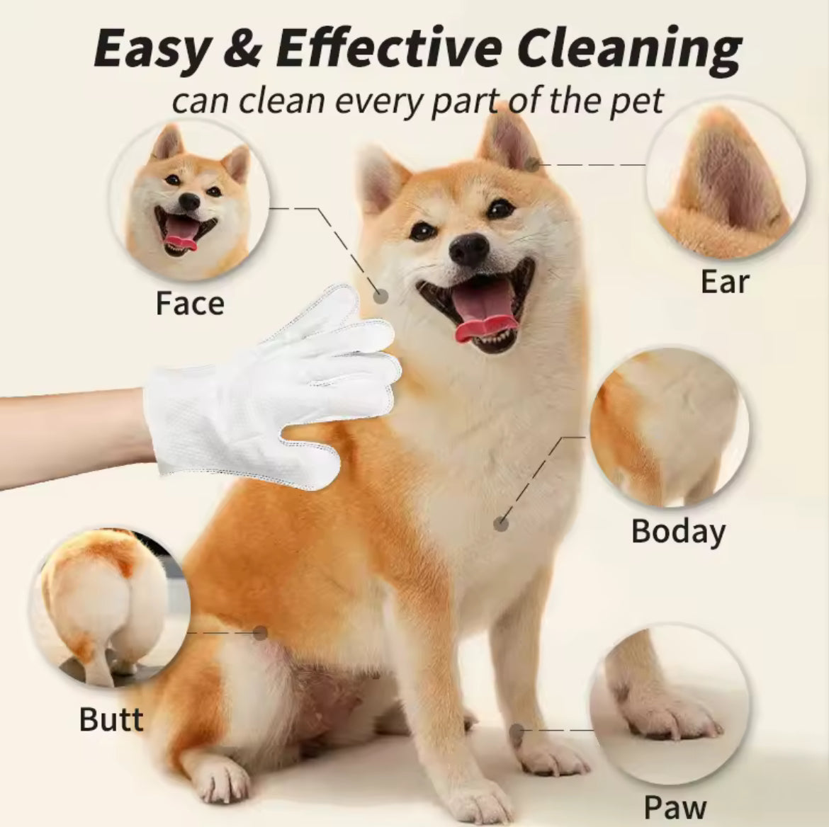 Pet Grooming Wipes
