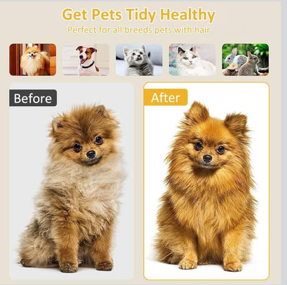 Pet Hair Removal Brush for Cats and Dogs