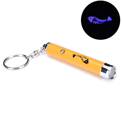 Cat Toy Projector Flashlight with Mouse Projection