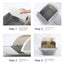 Cat Litter Box with Half Enclosure and Splash Guard
