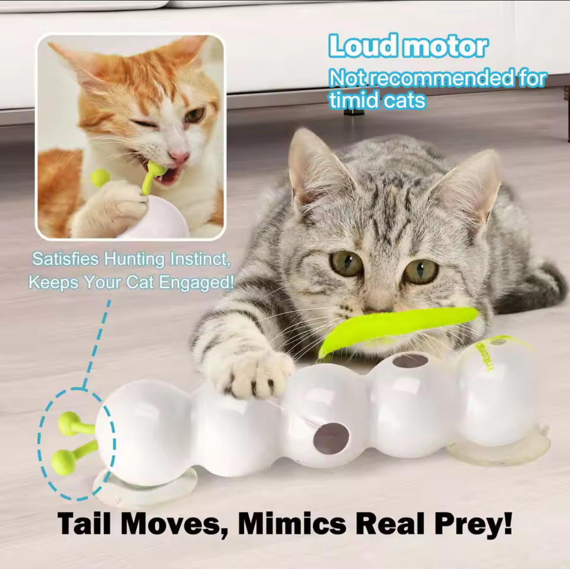 Smart Sensor Cat Teaser Toy