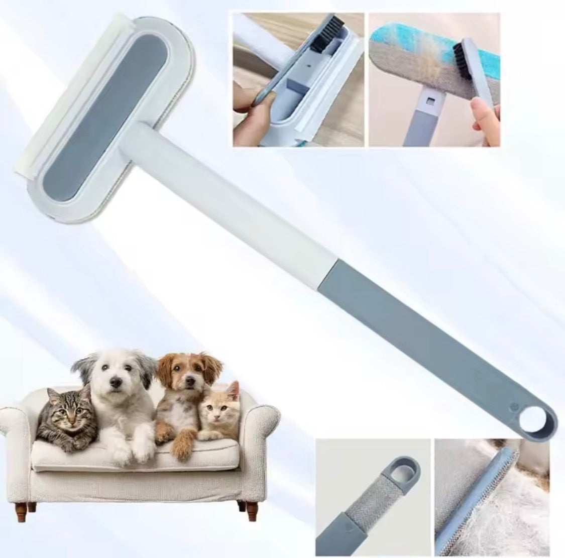 3-in-1 Pet Hair Remover for Home and Furniture
