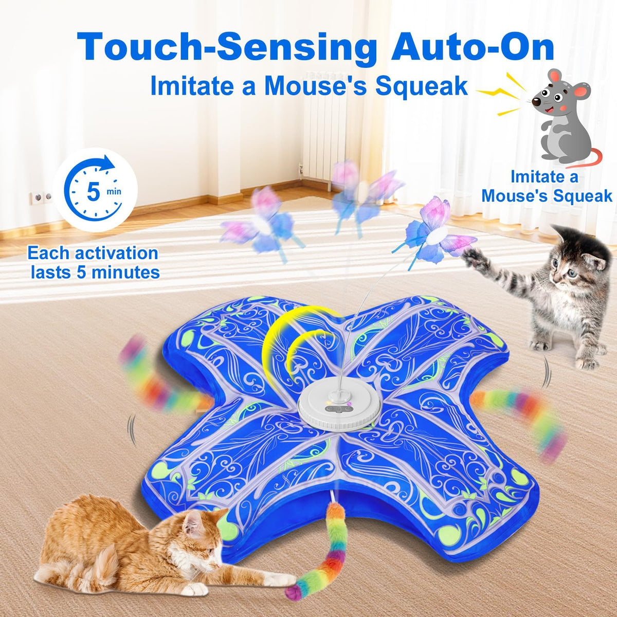 Automatic Rotating Electric Cat Toy
