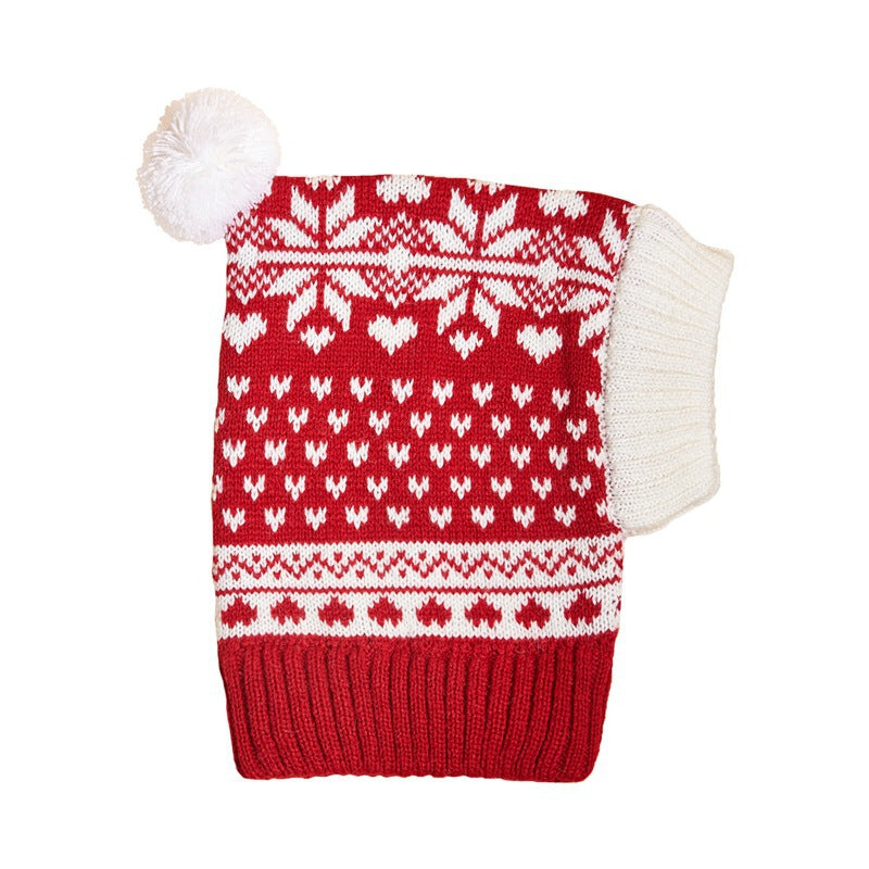 Christmas Reindeer Knit Hat for Pets – view 7