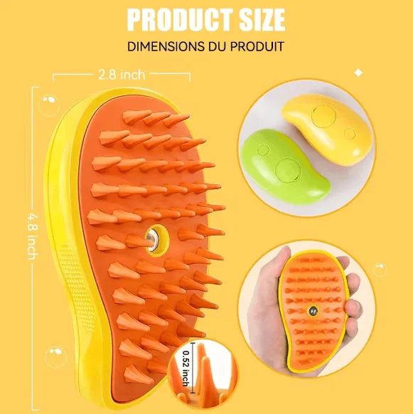 Cat Steam Grooming Brush