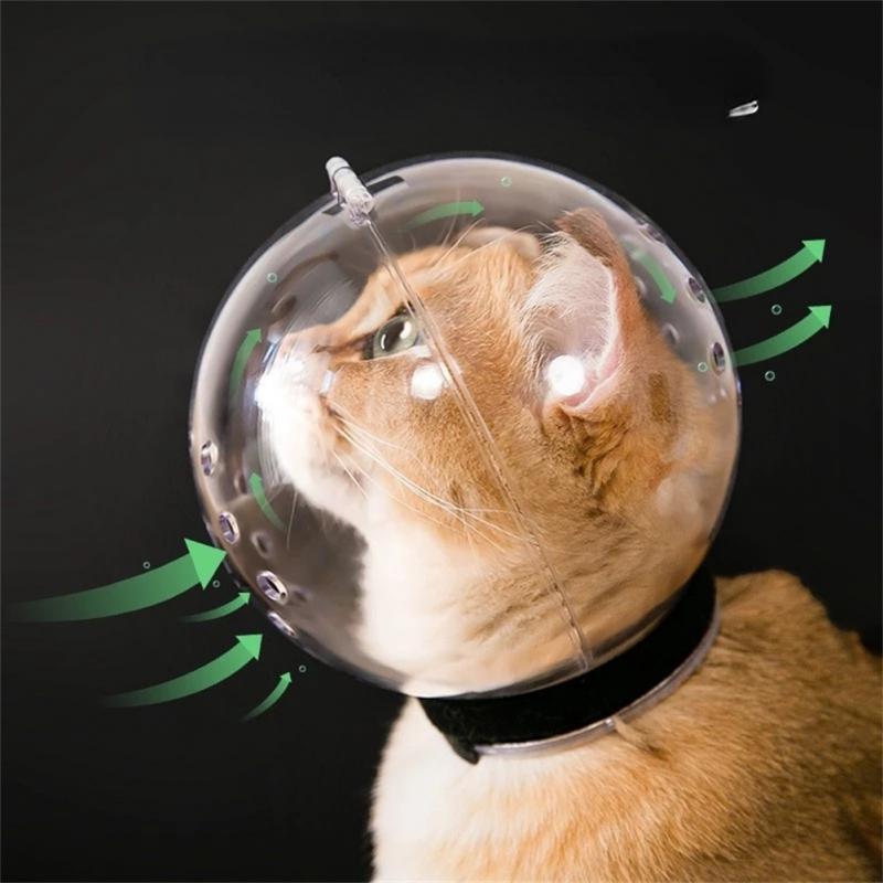 Transparent Cat Grooming Mask – view 7