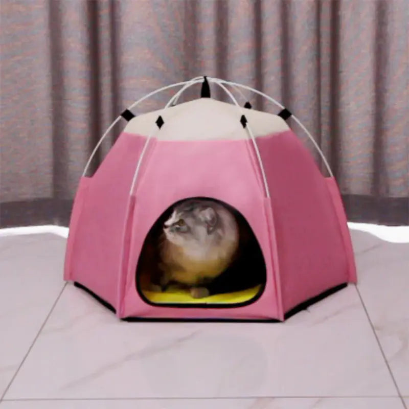 Warm Tent Cat Litter Kennel Cage