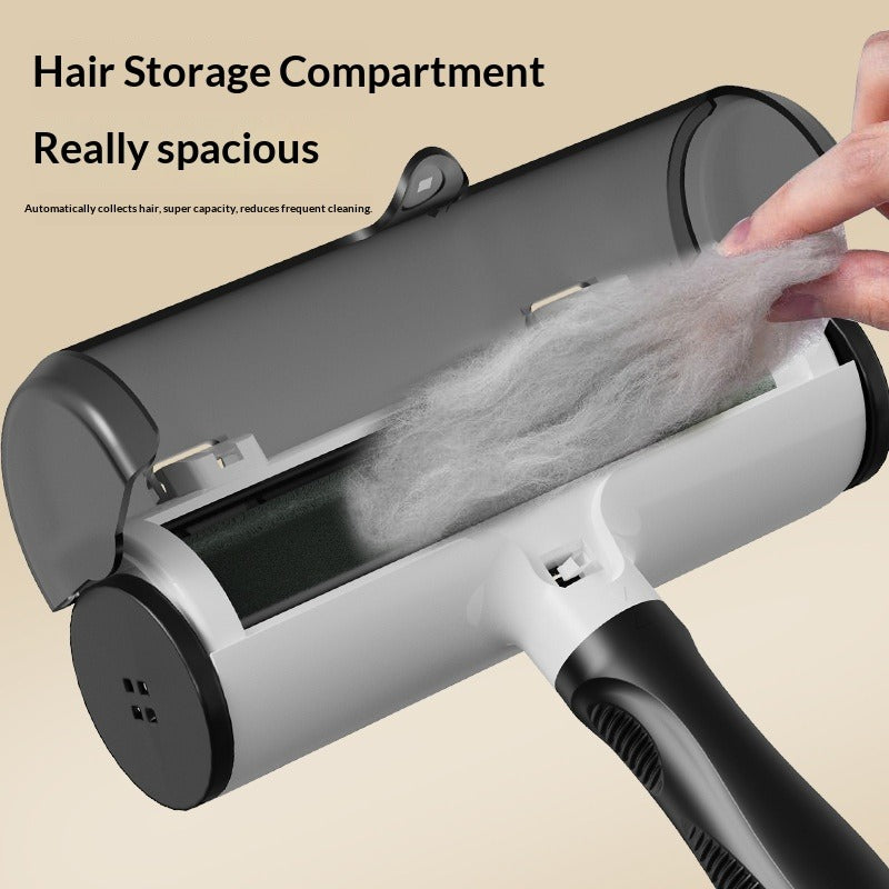 Pet Grooming Brush with Cleaning Roller
