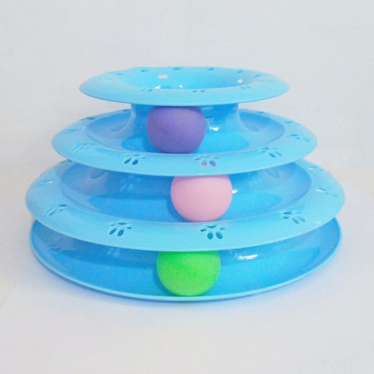 Interactive Three-Tier Cat Toy Activity Tower – view 2