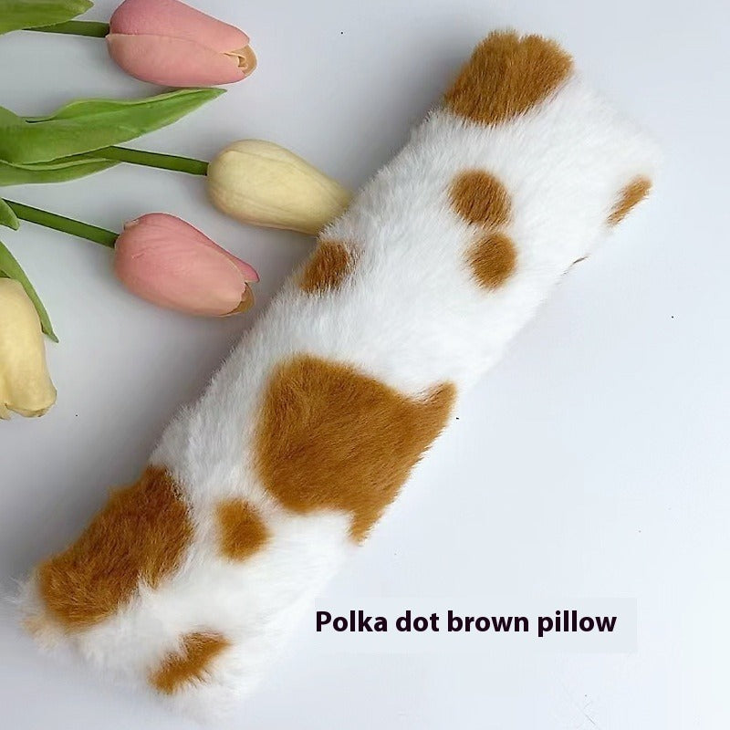Colorful Plush Stripe Cat Pillow Toy – view 5