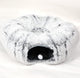 Plush Donut Cat Tunnel Bed – All-Season Cozy Hideaway