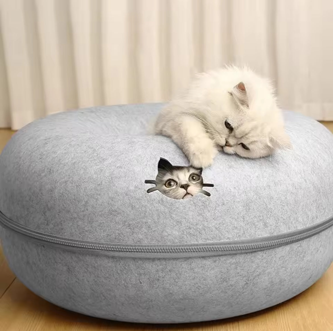 Cat Donut Tunnel Bed