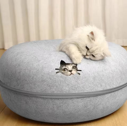 Cat Donut Tunnel Bed