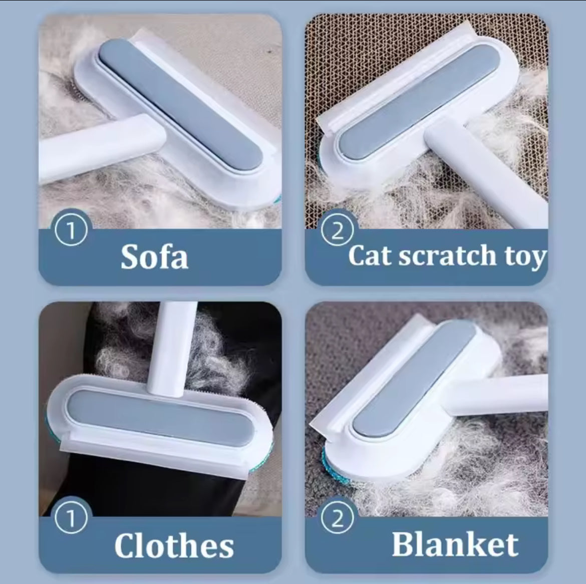 3-in-1 Pet Hair Remover for Home and Furniture