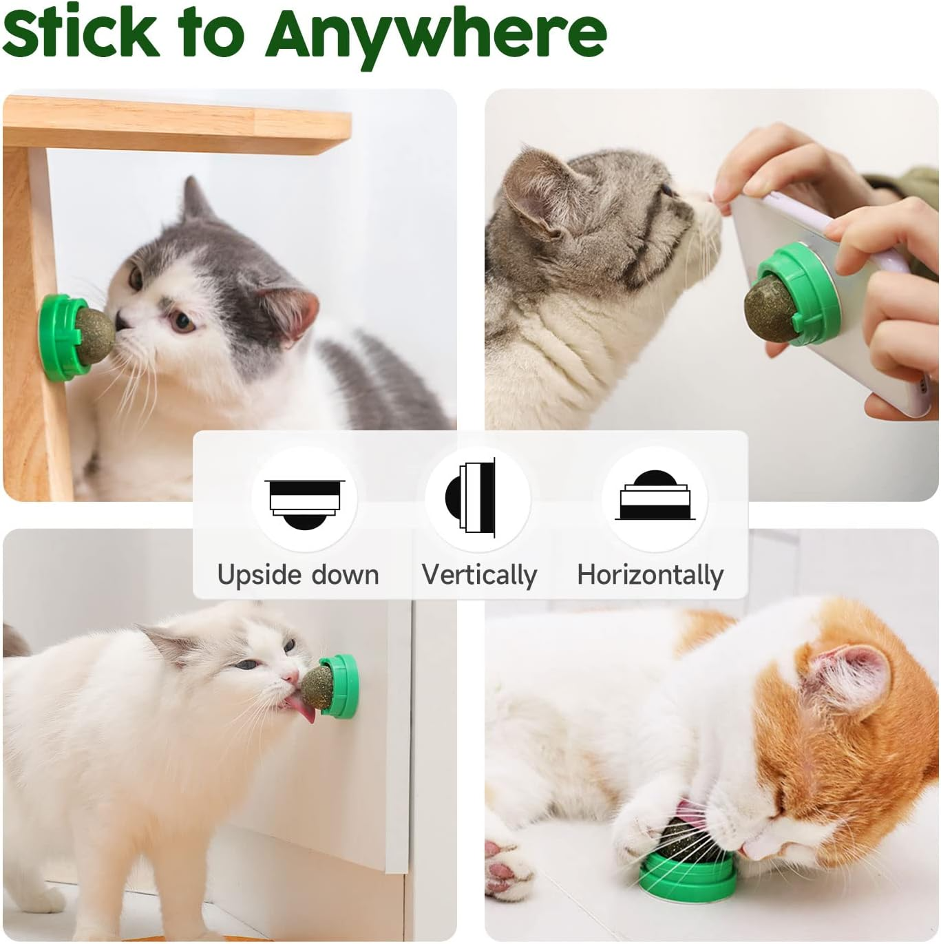 Catnip & Silvervine Ball Toy Set (4 Pcs)