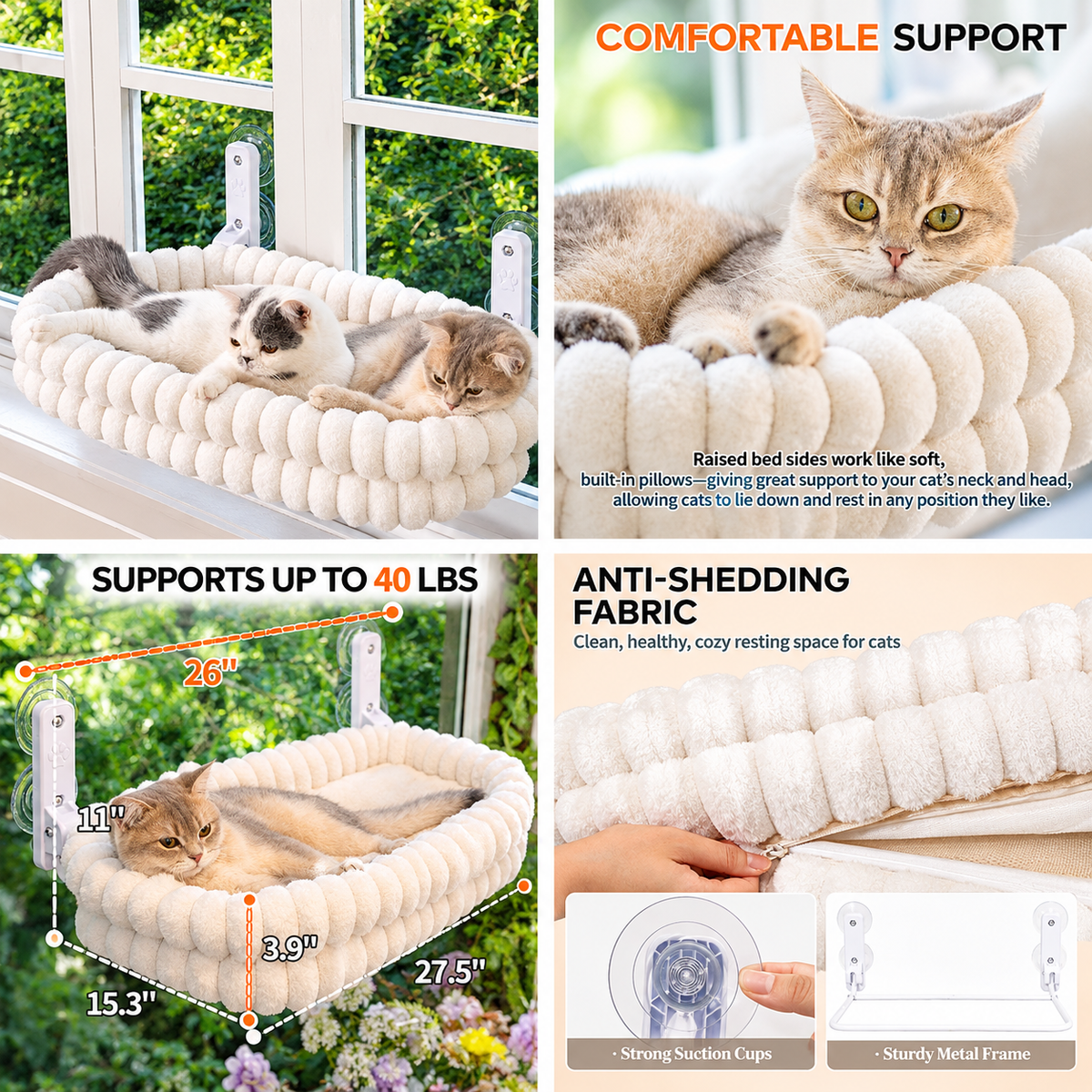 Cat Hammock Wool Bed