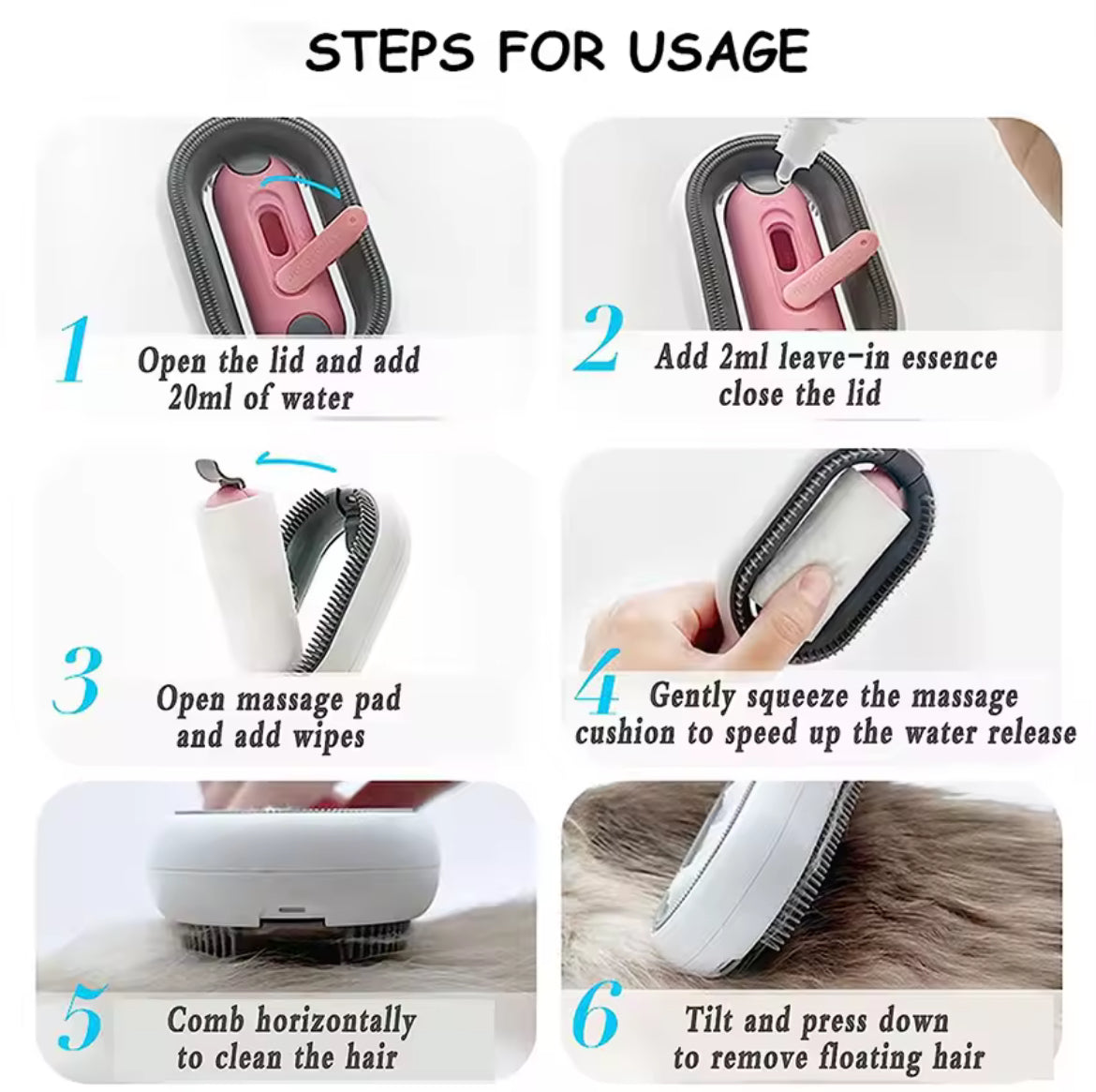 Cats Hair Removal Comb