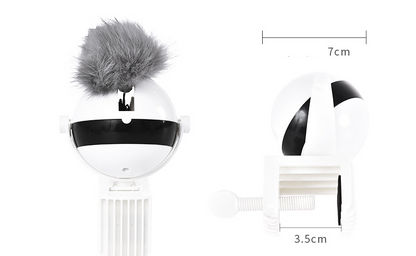 Interactive Electric Cat Toy with Elevating Ball