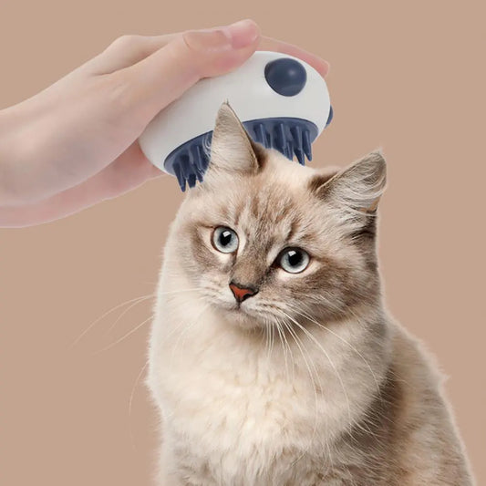 Silicone Dog Bath Brush with Soft Teeth for Pets