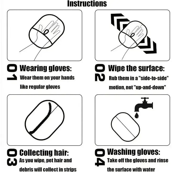 Cat Hair Removal Gloves