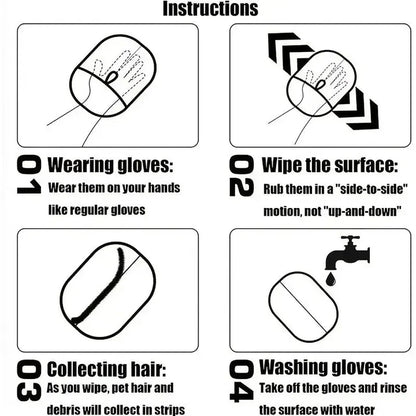 Cat Hair Removal Gloves
