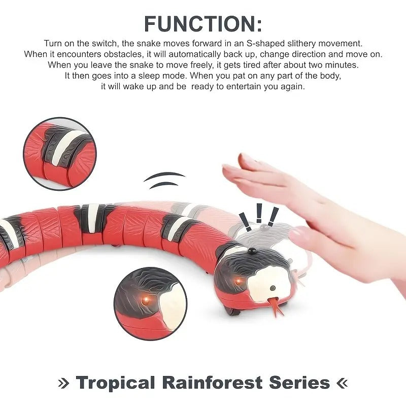 Interactive snake toy for cats – view 3