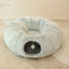Plush Donut Cat Tunnel Bed – All-Season Cozy Hideaway