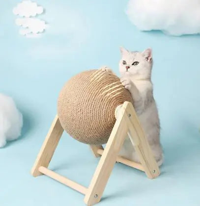 Wood Modern Cat Scratching Claw Board
