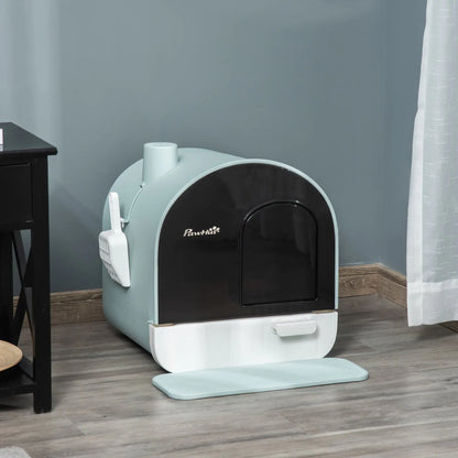 Cat Litter Box With Lid Tray