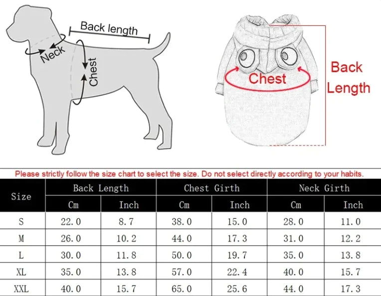 Soft Warm Cat Clothes